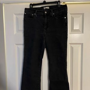Madewell Cali Demi Boot Black Jeans